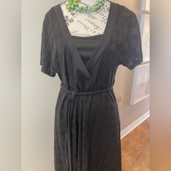 Mexx 2 Piece Chocolate Brown Dress - Picture 3 of 12